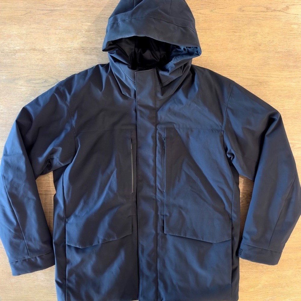 Mens Uniqlo‎ Hybrid Down Water-repellent Insulated Outerwear Jacket-Black-Size M